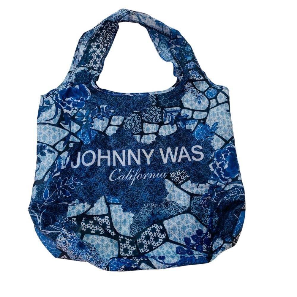 Johnny Was California Reusable Nylon Tote 17.5” x 13” x 4”